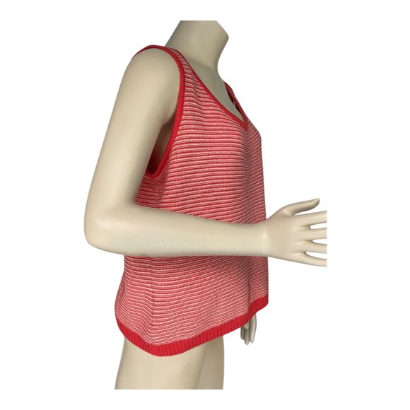St. John Sport Orange Tan Santana Knit Camisole Tank Top Size XL - Picture 2 of 9